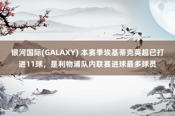 银河国际(GALAXY) 本赛季埃基蒂克英超已打进11球，是利物浦队内联赛进球最多球员