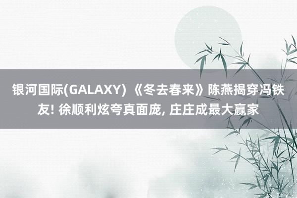 银河国际(GALAXY) 《冬去春来》陈燕揭穿冯铁友! 徐顺利炫夸真面庞， 庄庄成最大赢家