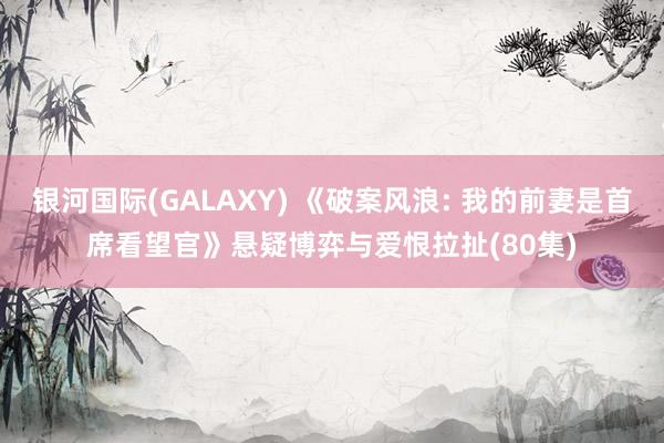银河国际(GALAXY) 《破案风浪: 我的前妻是首席看望官》悬疑博弈与爱恨拉扯(80集)